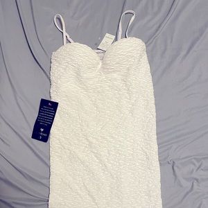 Bebe seamless white dress *NEW*